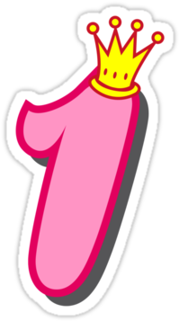 "1st Birthday Princess Party Theme And Gifts" Stickers - Happy 7th Birthday Png (375x360), Png Download
