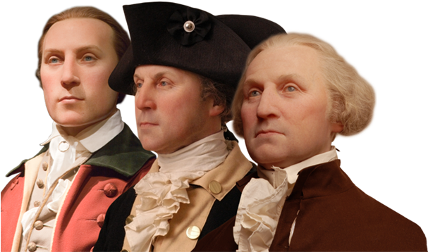 George Washington Exhibit - George Washington (607x386), Png Download