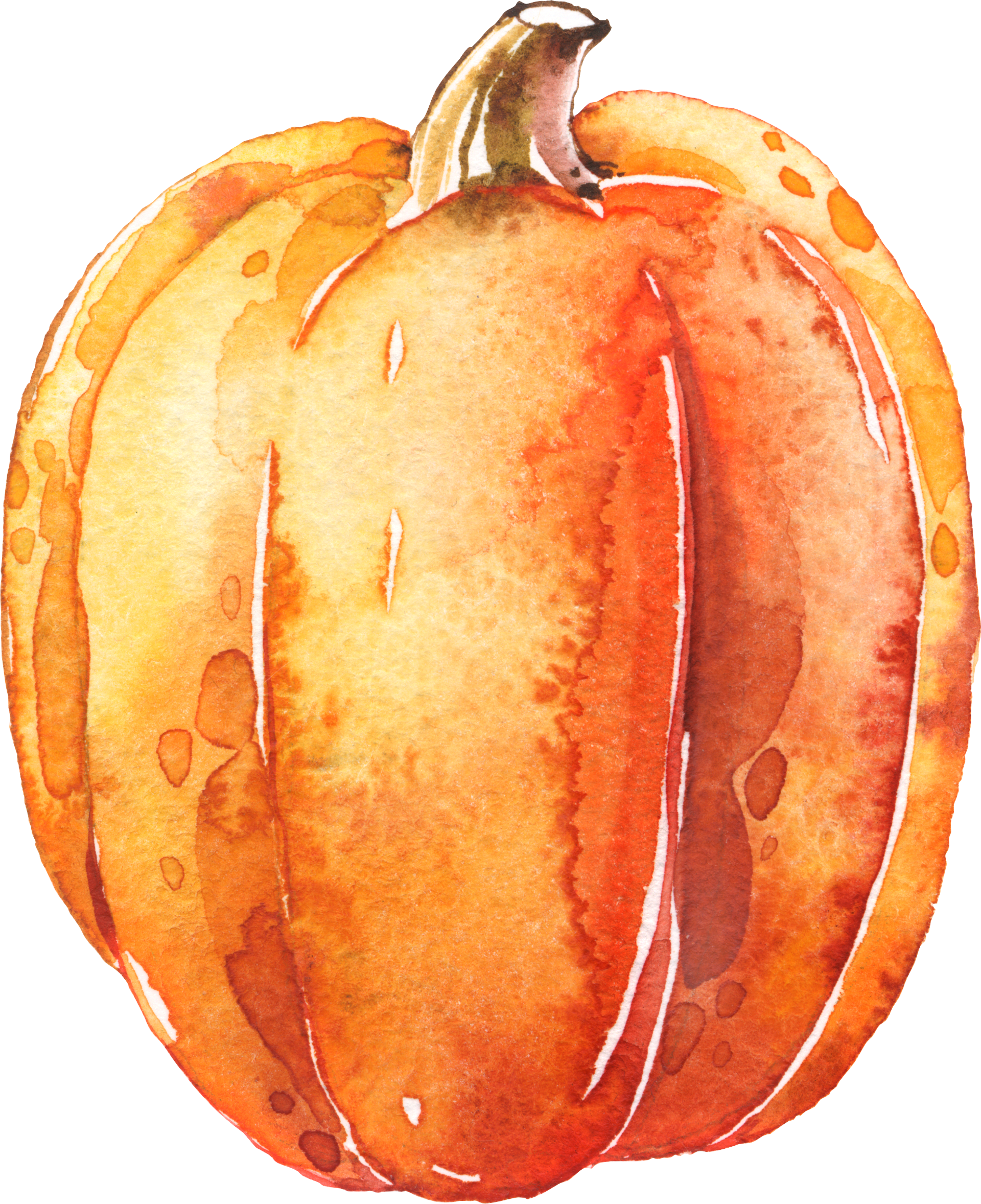 Watercolor Pumpkins Png - Hlppc Happy Fall Yall Throw 18 X 18 Inches Pillow Case (1920x2356), Png Download