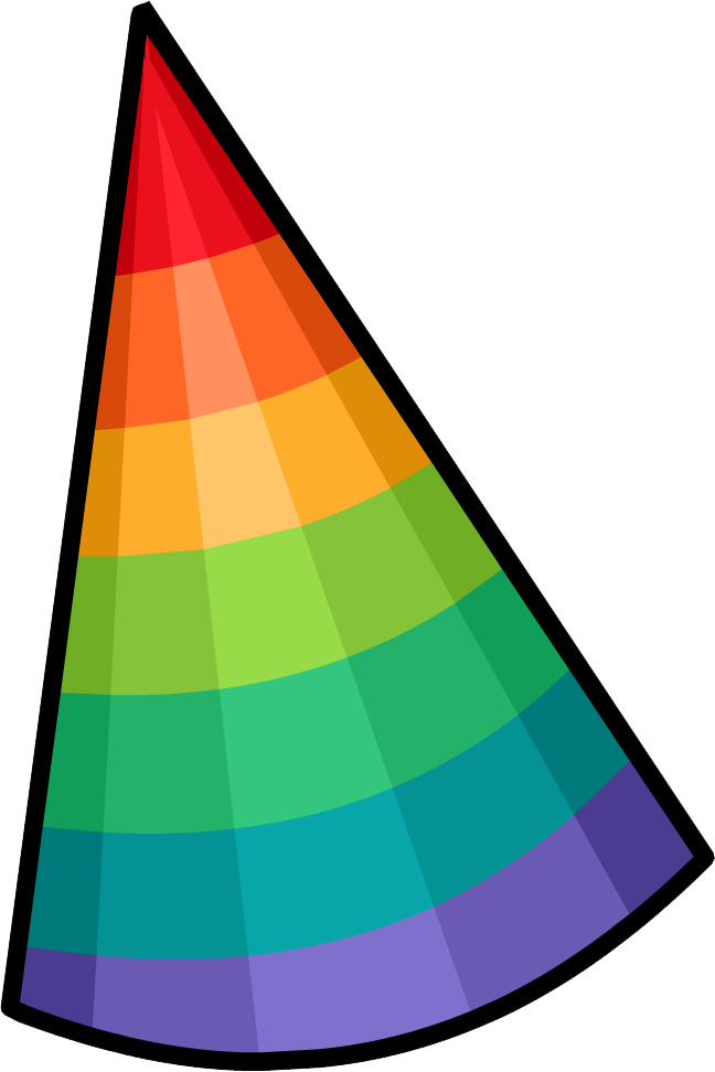 8th Anniversary Party Hat - Party Hat Transparent (648x972), Png Download
