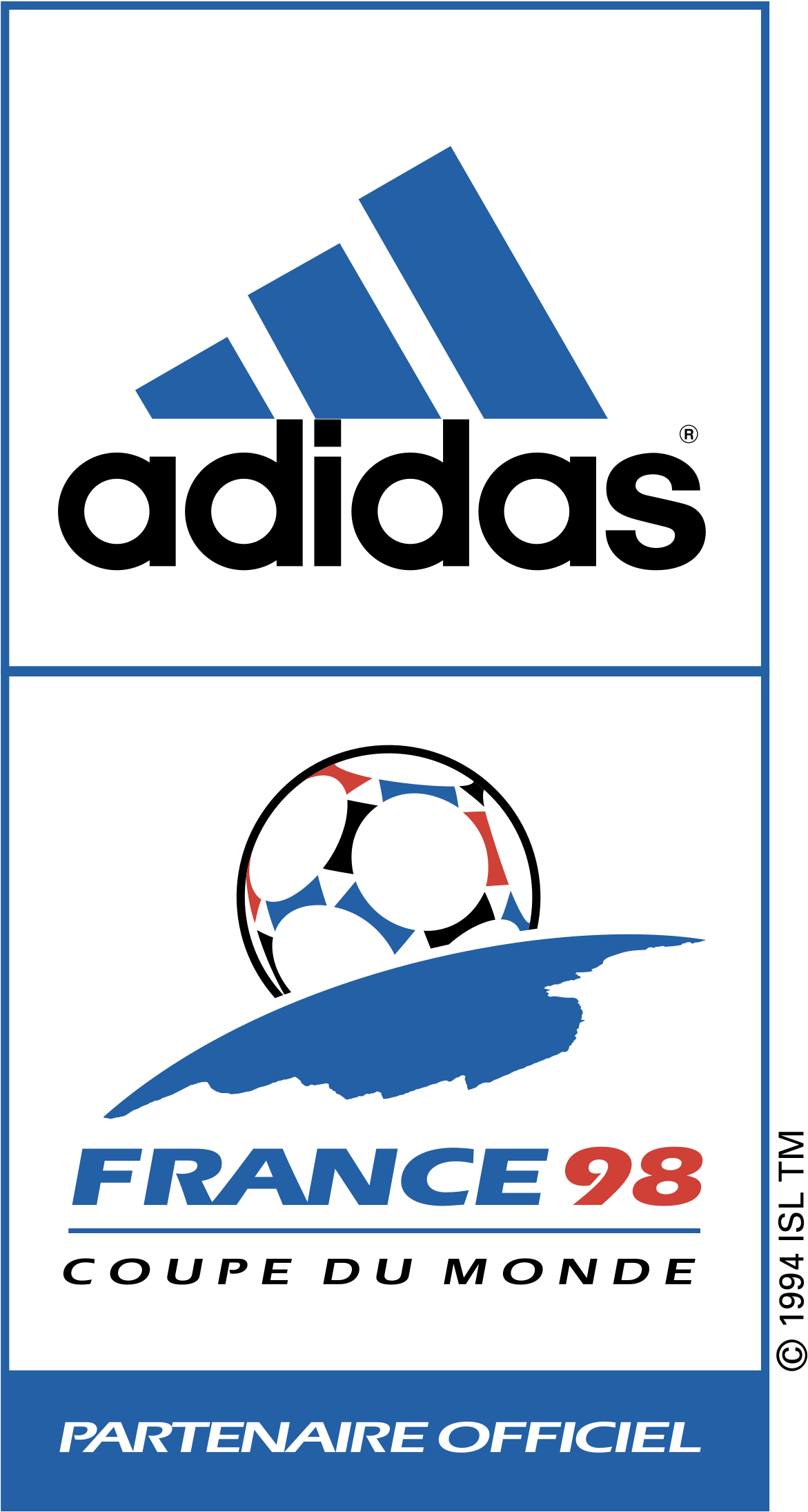 Adidas Logo Png Transparent - World Cup 1998 (2400x2400), Png Download