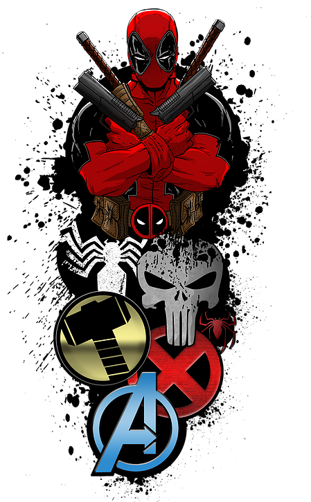 Deadpool Png Transparent Image - Venom Logo Iphone 6 / 6s Phone Case (471x728), Png Download