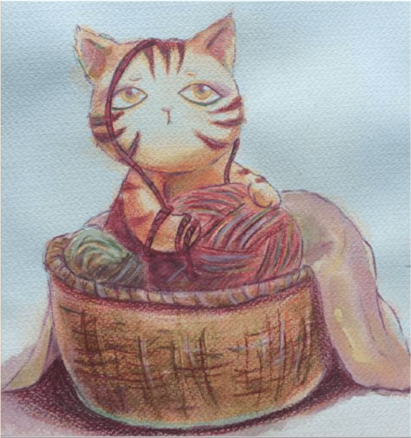 毛線與貓 - Tabby Cat (1200x900), Png Download