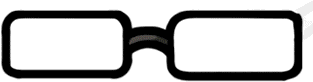 Gear-black Thin Rim Glasses Render - Parallel (436x436), Png Download