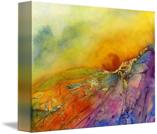 Freeuse Download Drawing Sunsets Watercolor - Drawing (650x555), Png Download
