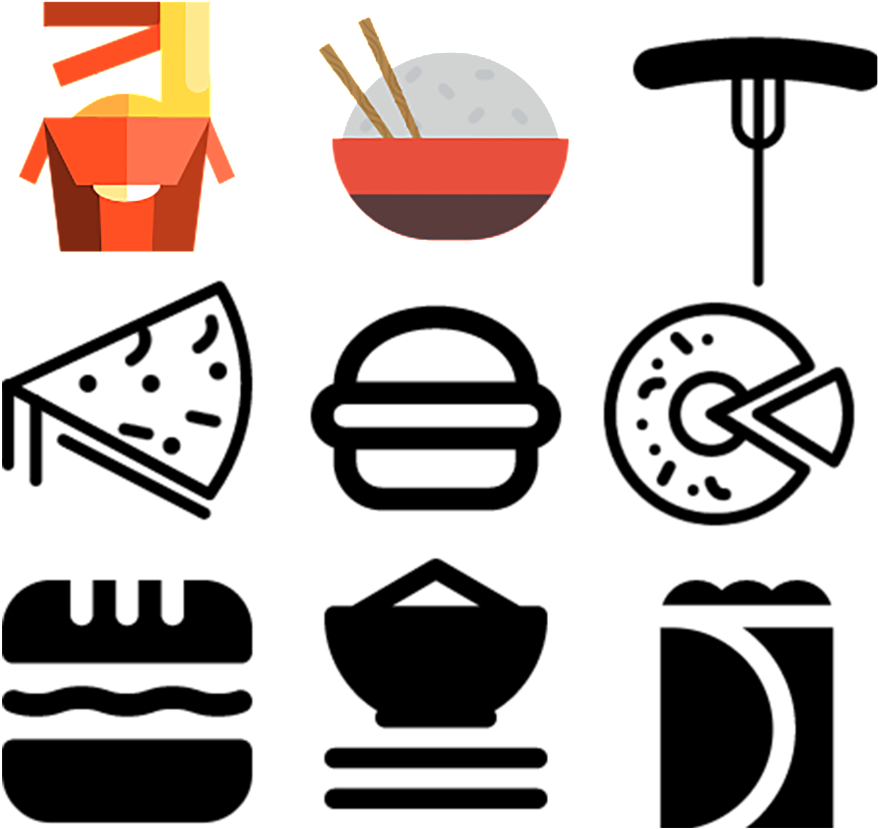 Food Icon Icon About Icon Iconpng Fries,milk,hot Dog,pizza,cheese,button (1024x1024), Png Download