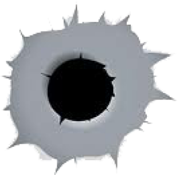 Bullet Png Free Image Download - Bullet Hole Vector (600x600), Png Download