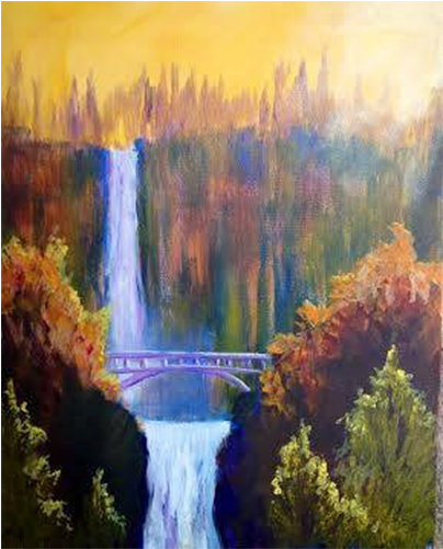 7bd576 - Waterfall (500x500), Png Download