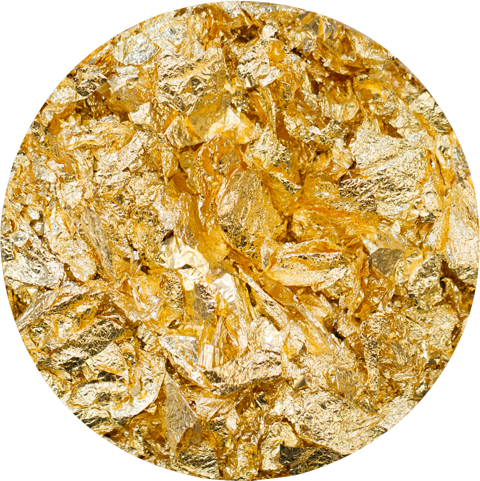 Nuvo Gilding Flakes 6.8oz-radient Gold (1000x1000), Png Download