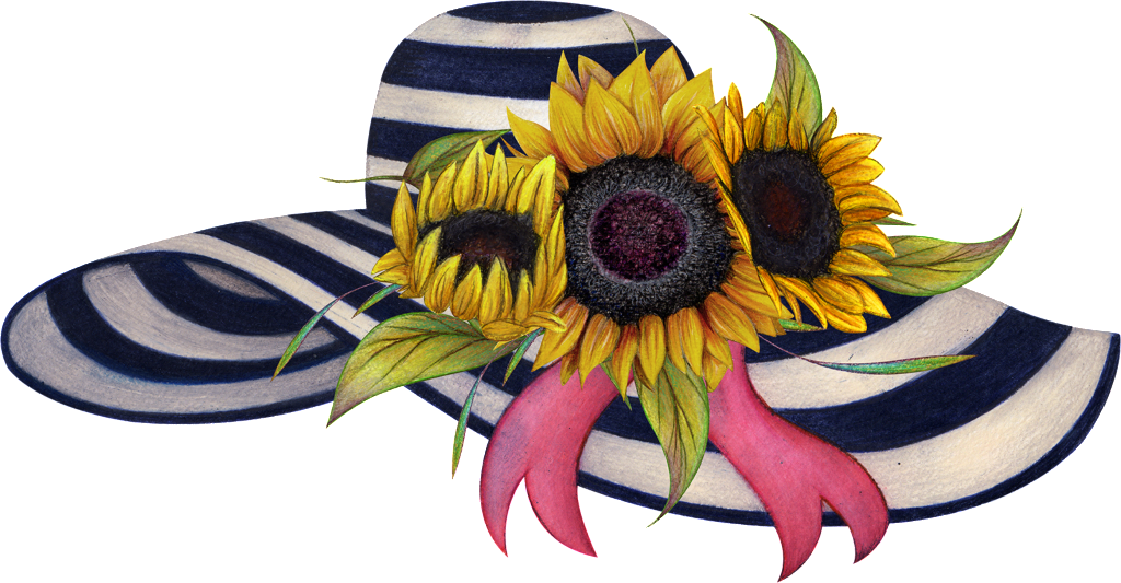 Stylish Hat Watercolor Hand-painted Transparent - Hat (1024x533), Png Download