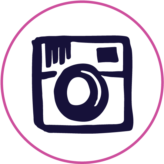 Drawn Logo Instagram - Horizon Observatory (553x556), Png Download