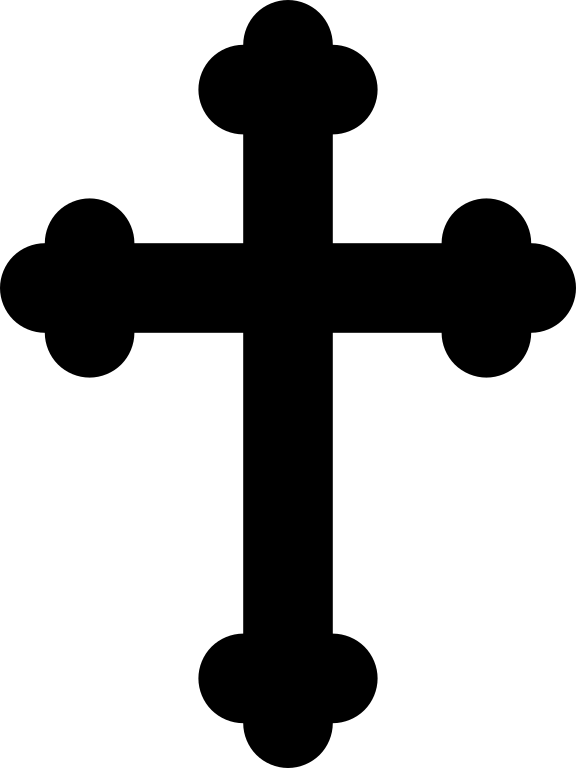 Budded Cross Also Known As The Apostles - Greek Orthodox Cross (450x600), Png Download