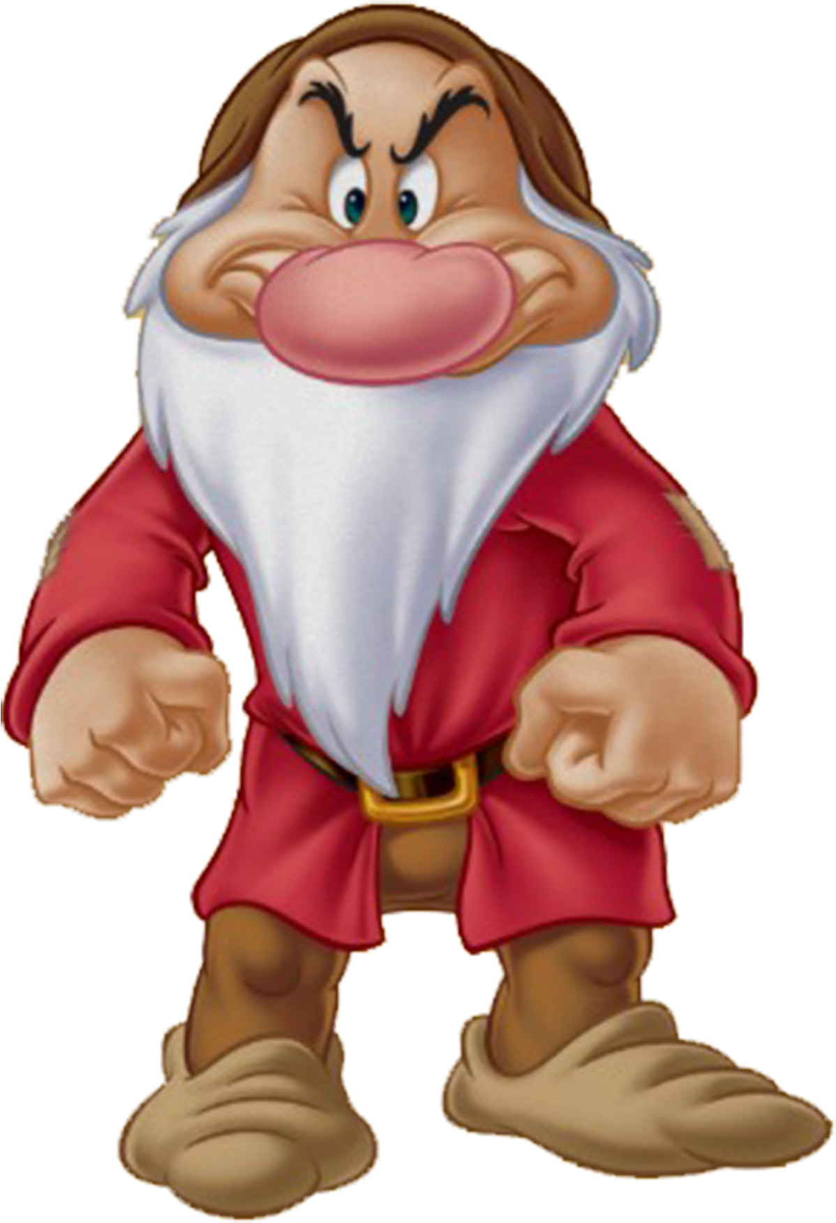 Grumpy Snow White Dwarf High Quality Png - Grumpy Dwarf Png (707x1024), Png Download