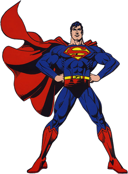 Superman Png Free Download - Superman Color (442x601), Png Download