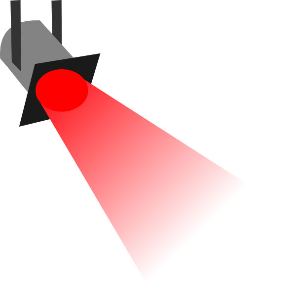 Spotlight Stage Lighting Free Content Clip Art - Strobe Light Clip Art (600x568), Png Download