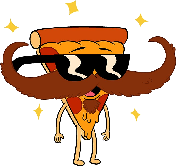 Pizza Steve Mustache - Pizza Steve Png (736x698), Png Download