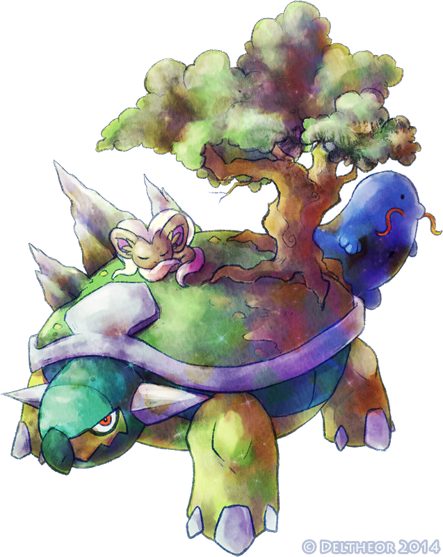 Shiny Watercolors By Deltheor On Deviantart - Shiny Pokemon Watercolor (637x800), Png Download