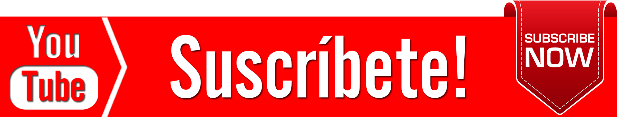 Hola Mundo Steemit Suscribetepng - Youtube (2000x500), Png Download