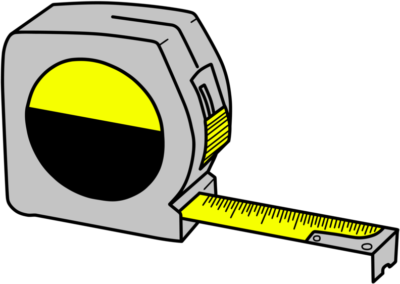 Measure Tape Png Image - Clip Art Measuring Tape (894x894), Png Download