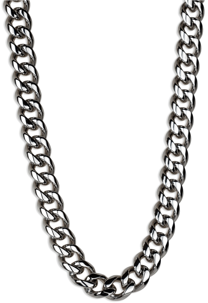 Silver Chain Png Background Image1 - Silver Neck Chain Png (802x1024), Png Download