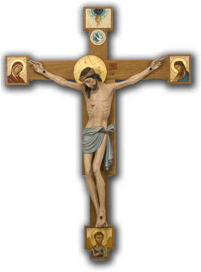 Christian Cross Free Download Png - Jesus On The Cross Png (400x551), Png Download