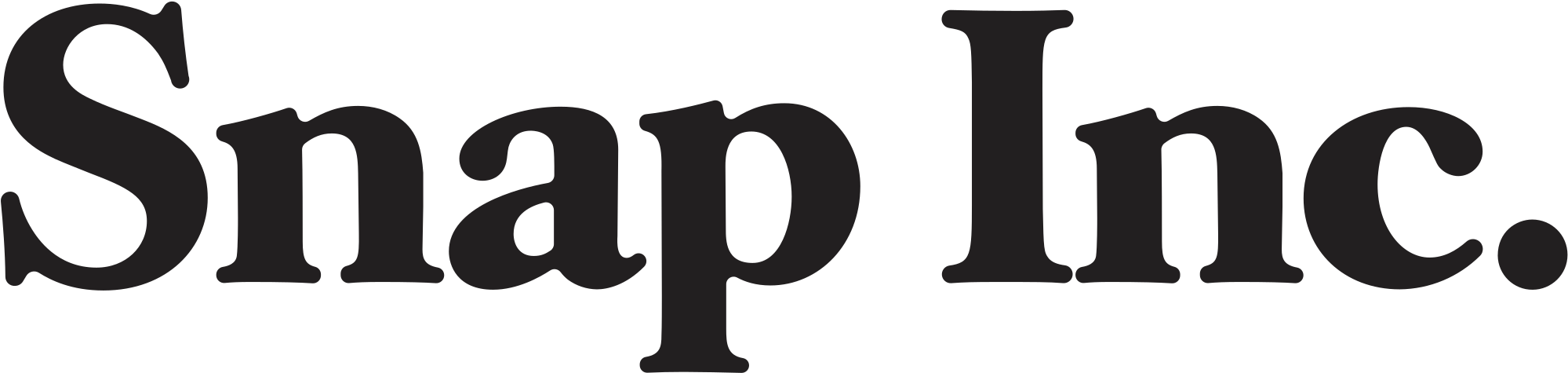 Snap - Snap Inc Logo Png (2000x494), Png Download