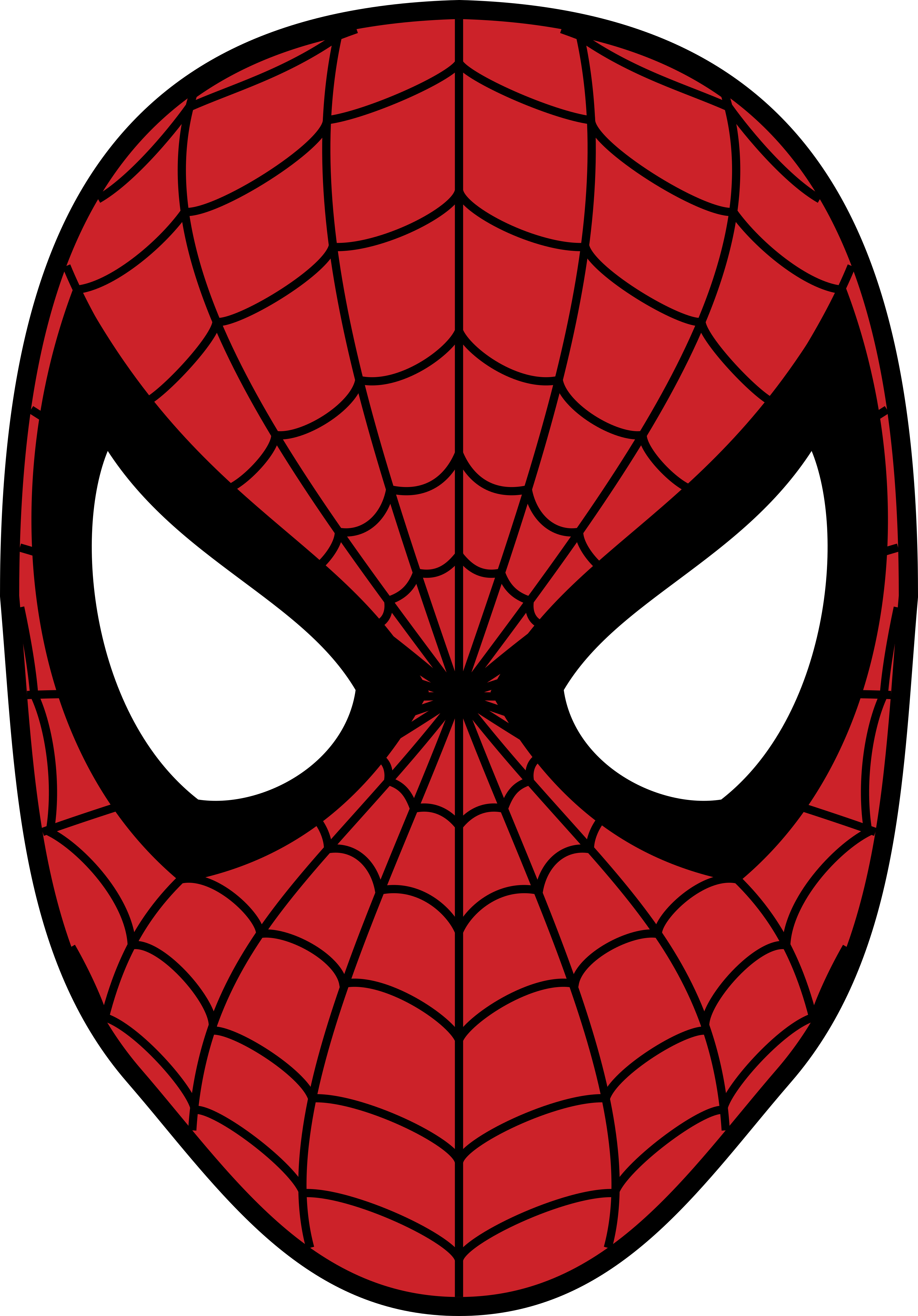 Spider Man Logo Png Transparent - Spiderman Face (2400x2400), Png Download