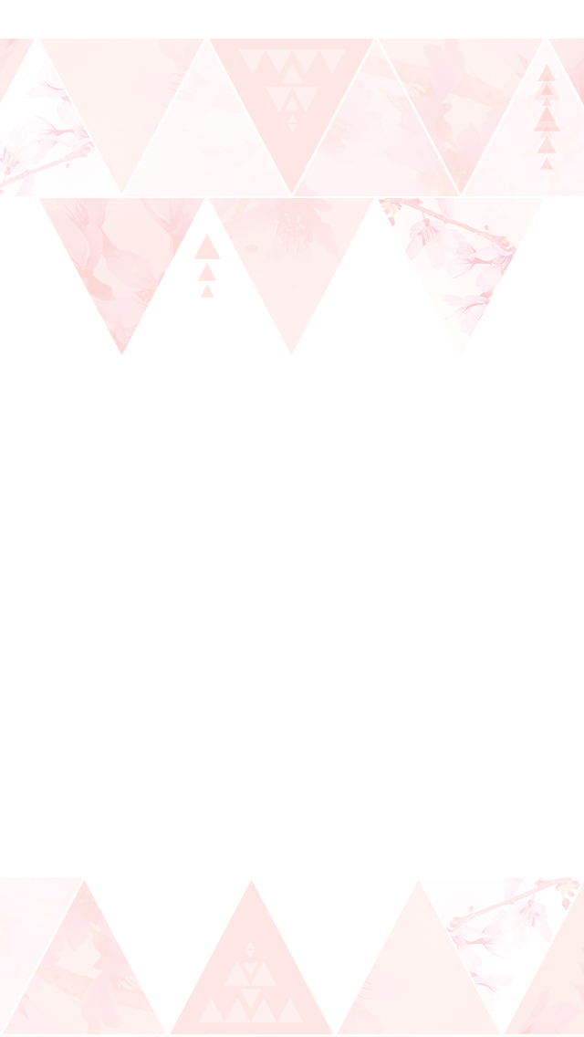 Minimal Pink Watercolour Triangles Pattern Frame Iphone - Fond D Écran Iphone Scandinave (640x1136), Png Download
