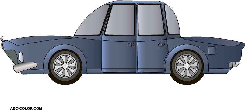 Raster Clipart Car Girl Png - Car (822x567), Png Download