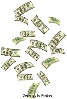 Financial Money Money Cloud Png Picture, Money Clipart, - Falling Money Background (360x360), Png Download