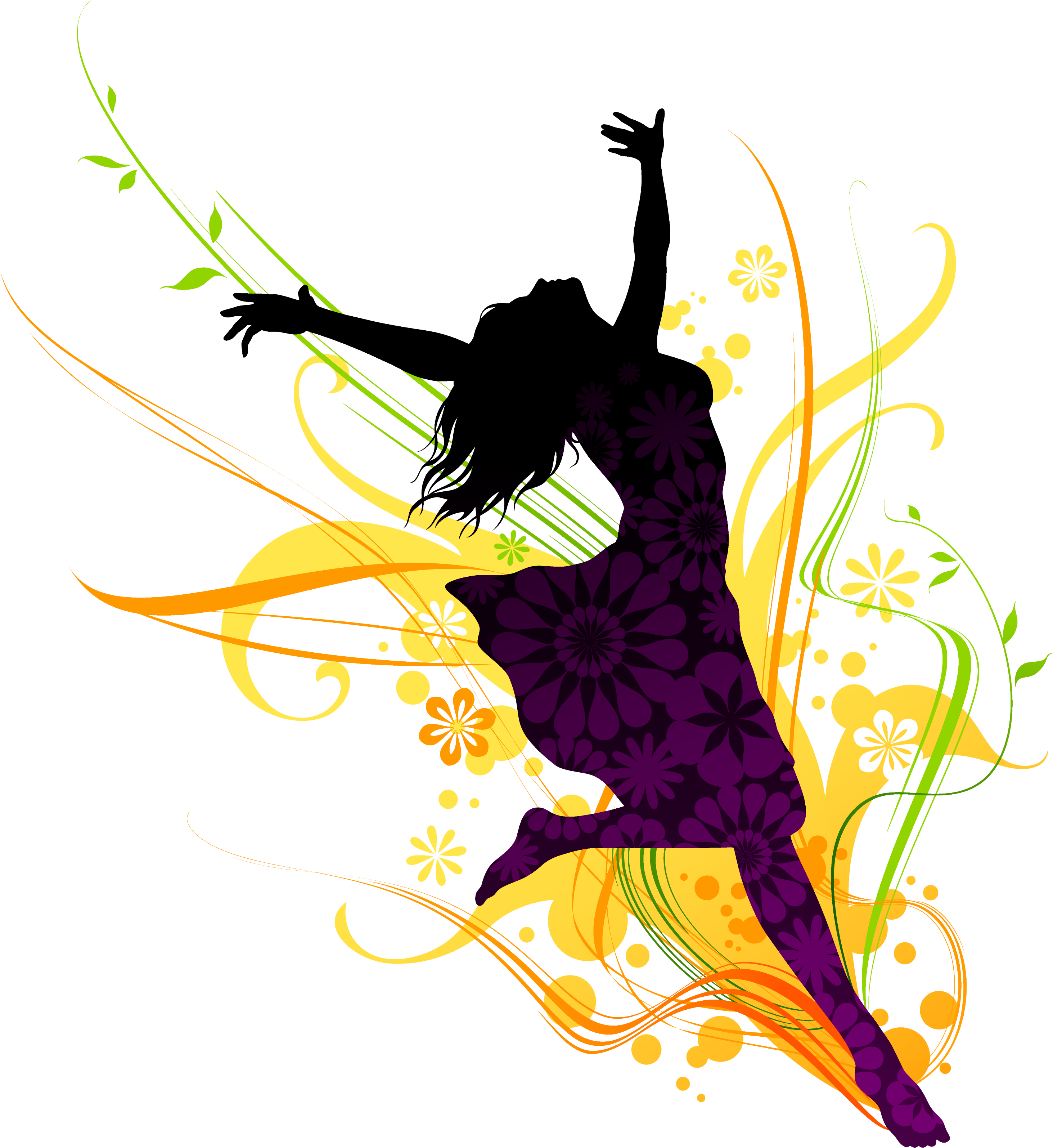Dance Girl Png Clipart - Dance Png (1024x1024), Png Download