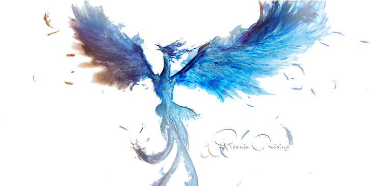 Clip Library Blue Phoenix Png Free Download Tattoos - Blue Phoenix Png (830x365), Png Download