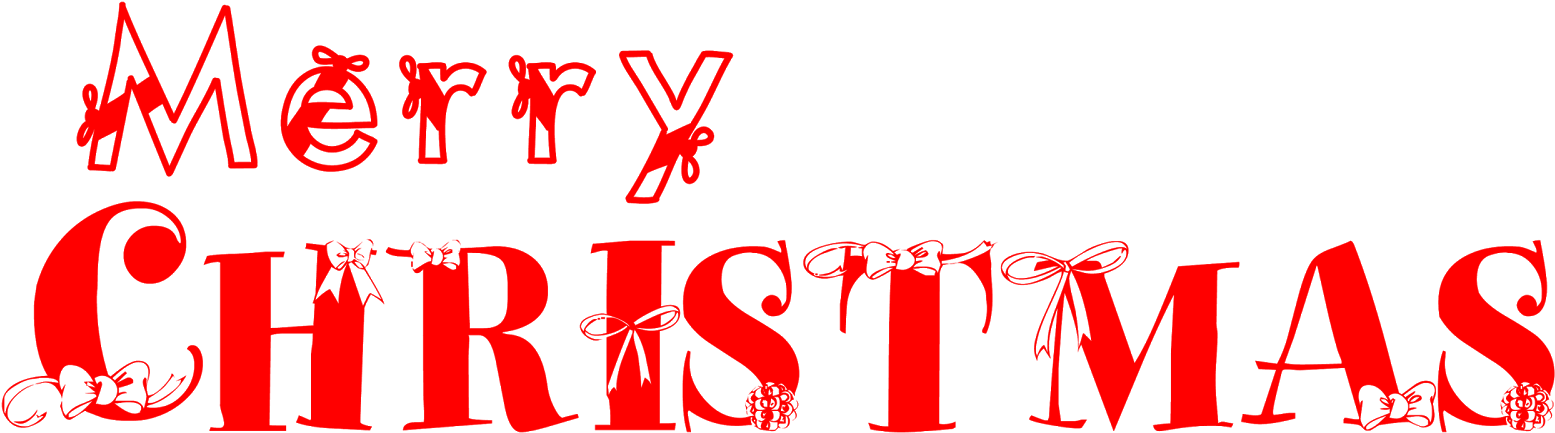 Svg Stock Words Fun For - Merry Christmas Hd Text (1600x518), Png Download