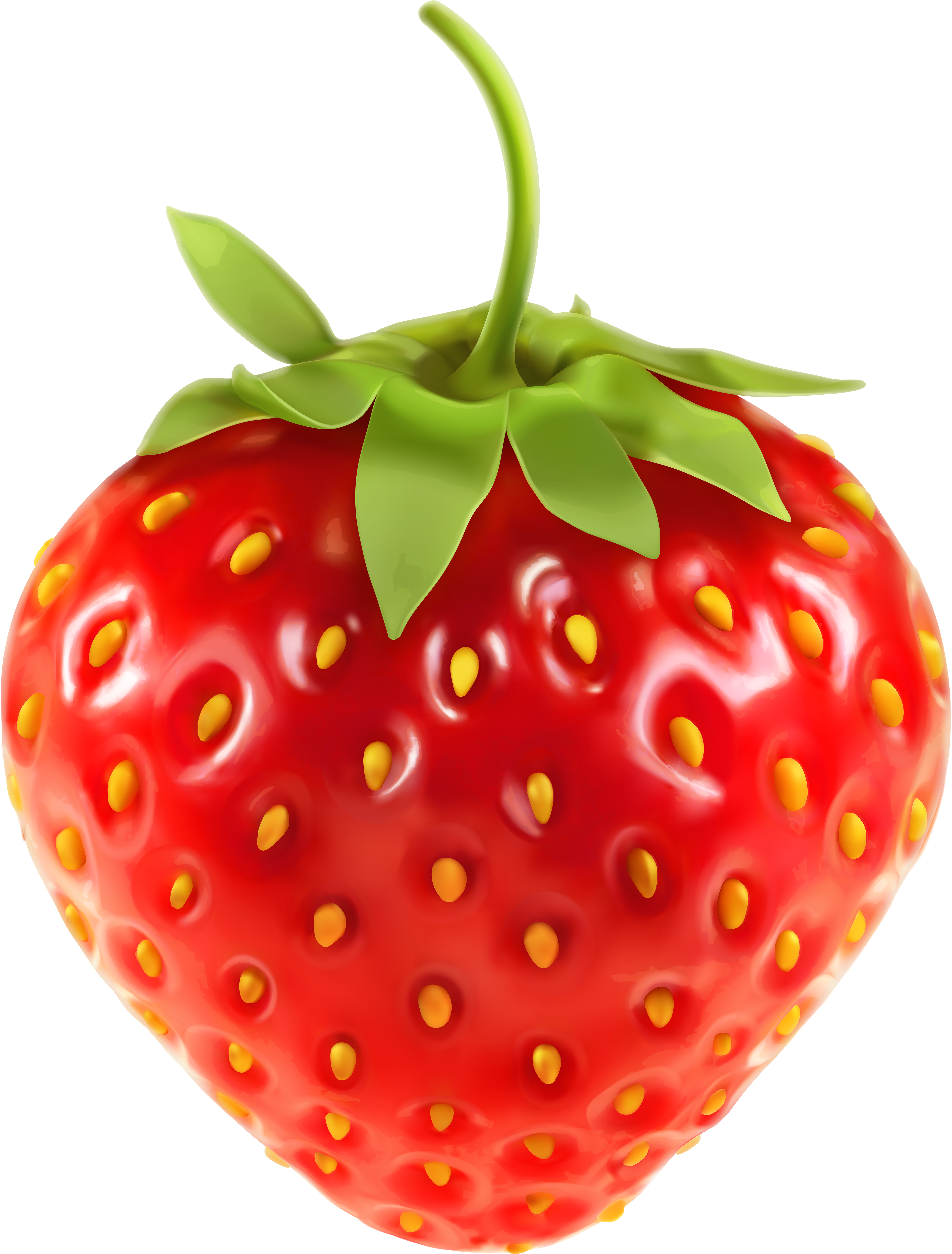 Strawberry Clipart Watercolor - Strawberry Clipart Png (2655x3500), Png Download