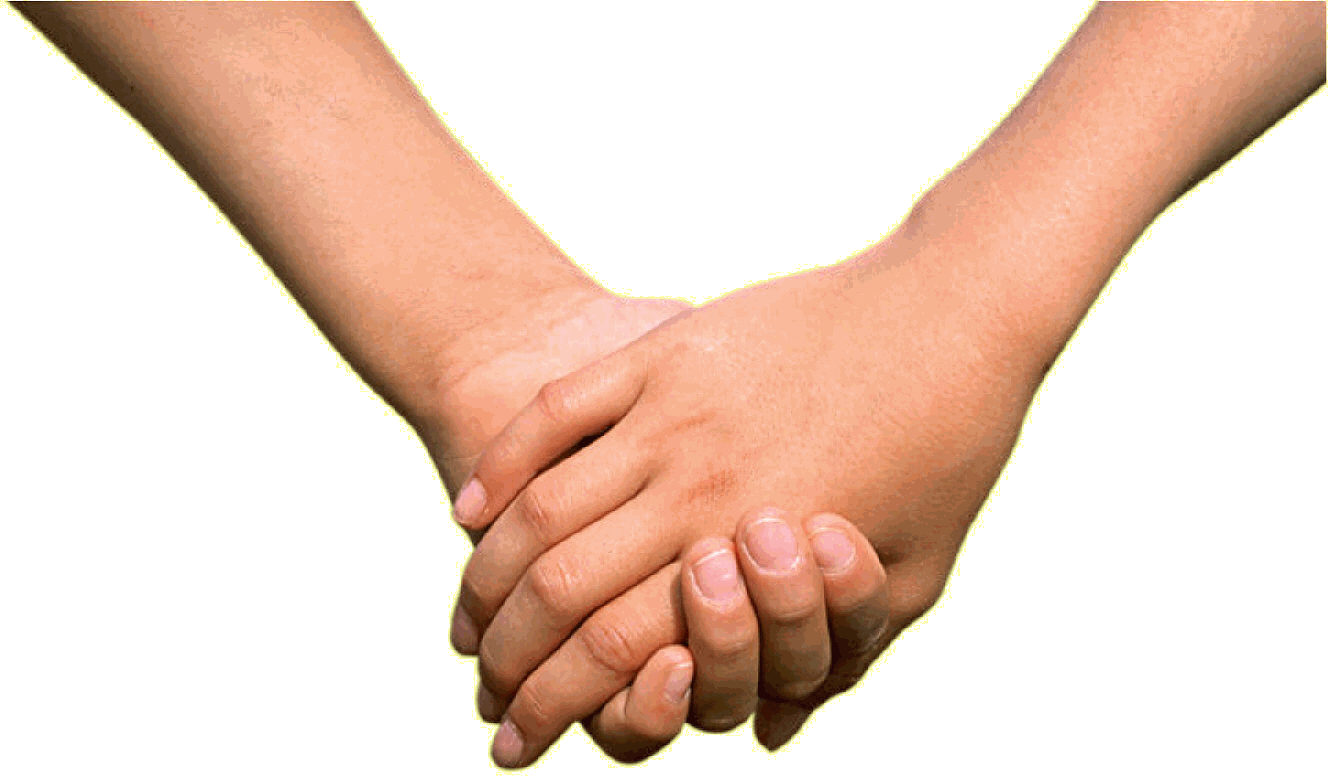 Praying Hands Png - Holding Hands Transparent Background (1328x776), Png Download