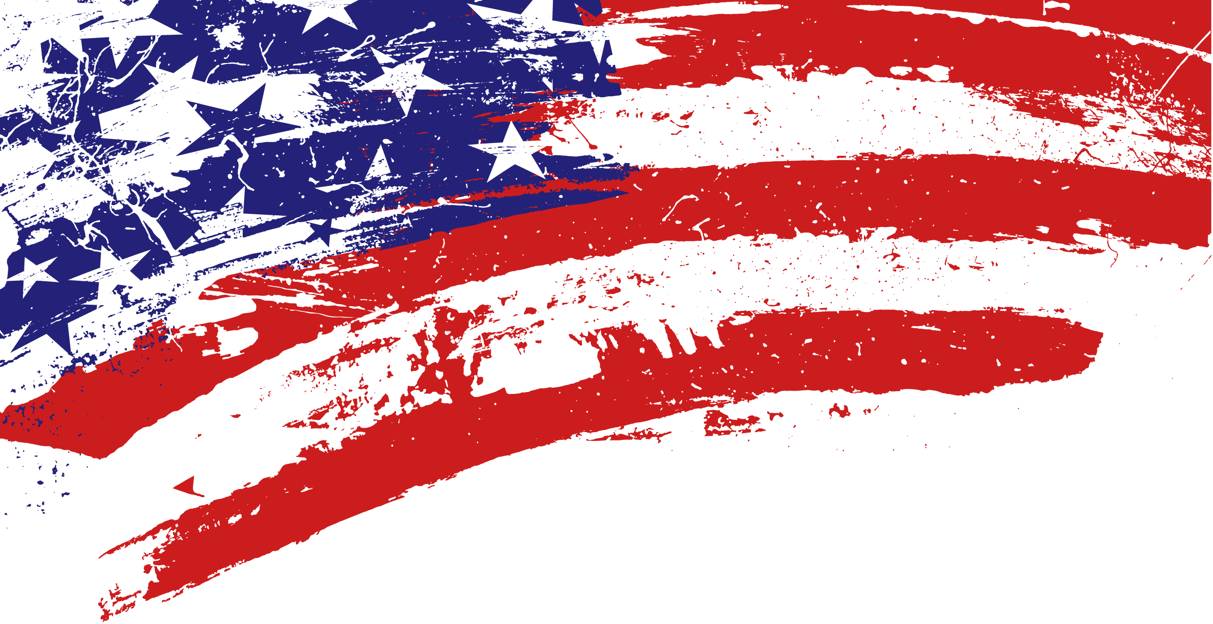 Usa Flag Iphone Backgrounds - American Flag Transparent (2484x1278), Png Download