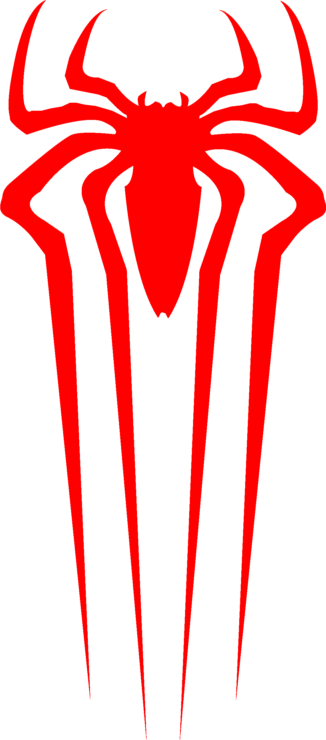 The Amazing Spider Man 2 Front Logo By Strongcactus-d5w9gkw - Andrew Garfield Spiderman Logo (1134x2492), Png Download