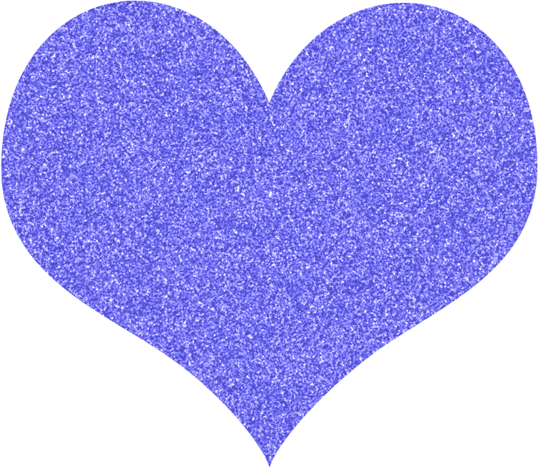 Teal Clipart Gold Glitter Heart - Glitter Heart Clipart (800x675), Png Download