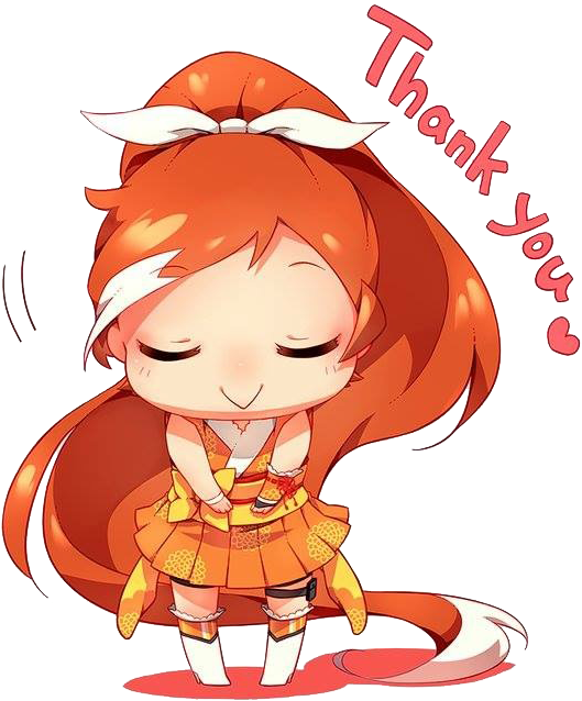 Thankyou Png - Anime Thank You Png (1200x675), Png Download