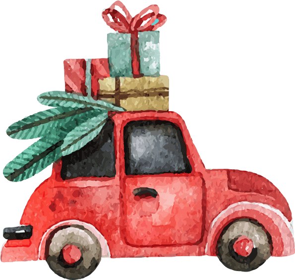Beautiful Watercolor Christmas Messages Sticker-10 - Christmas Day (618x618), Png Download