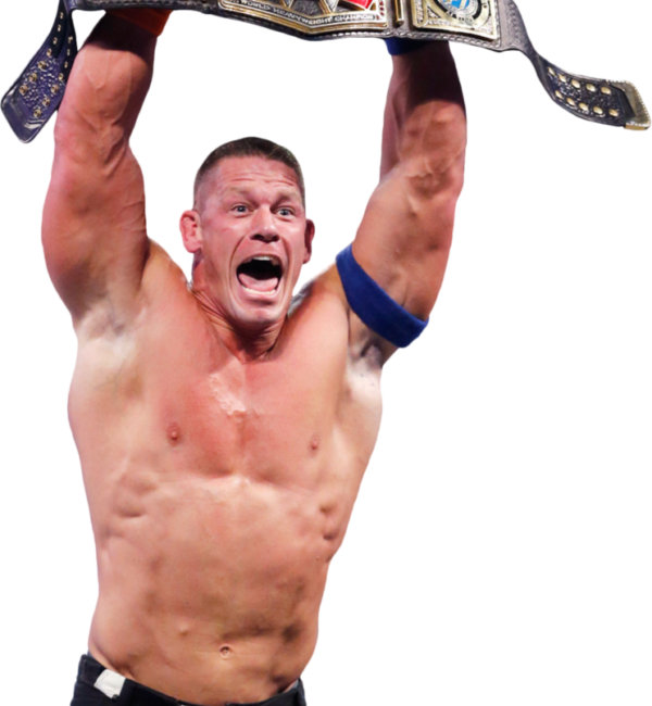 John Cena Wins The Wwe Championship 2018 - John Cena (600x650), Png Download