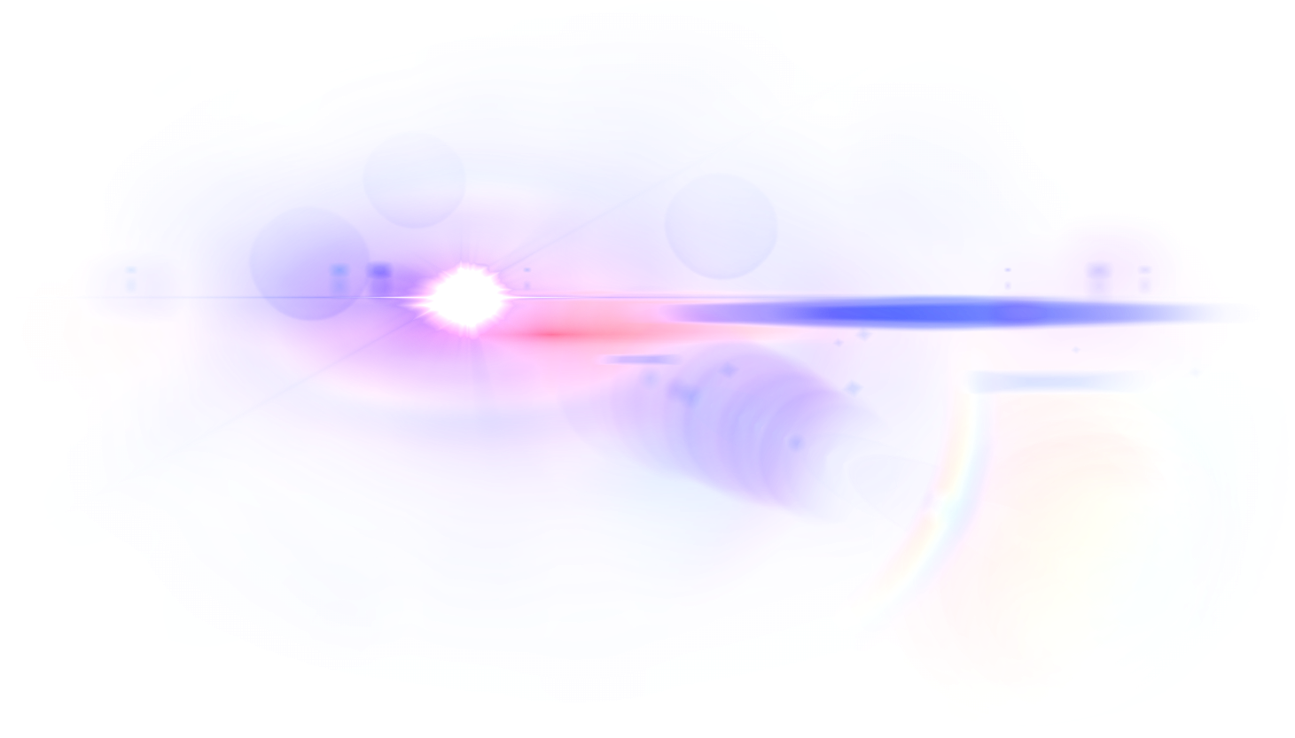 All New Lens Flare Png Png Effects - Missile (1600x889), Png Download
