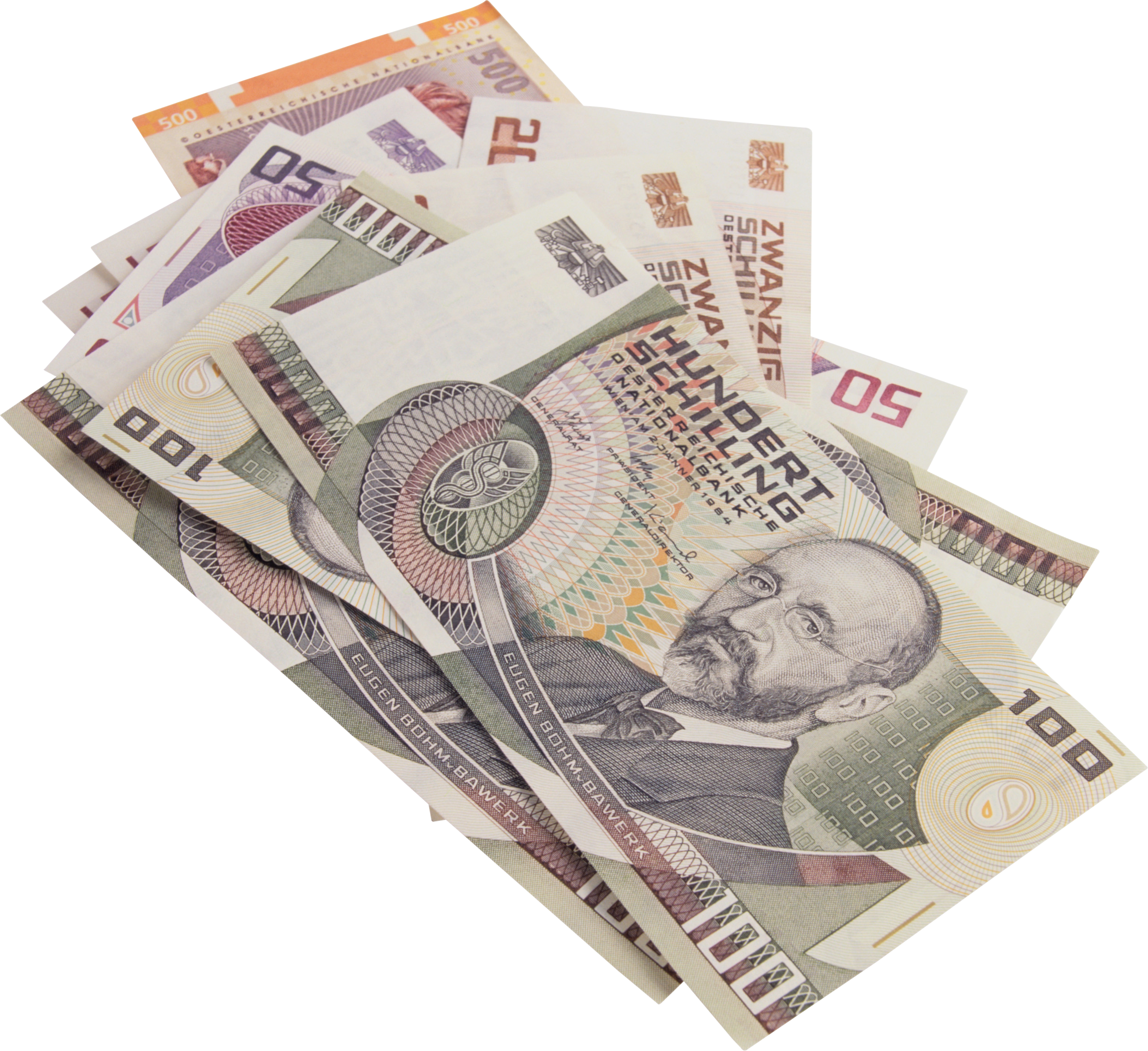 Money Png Image - Austria 100 Schilling (2555x2339), Png Download