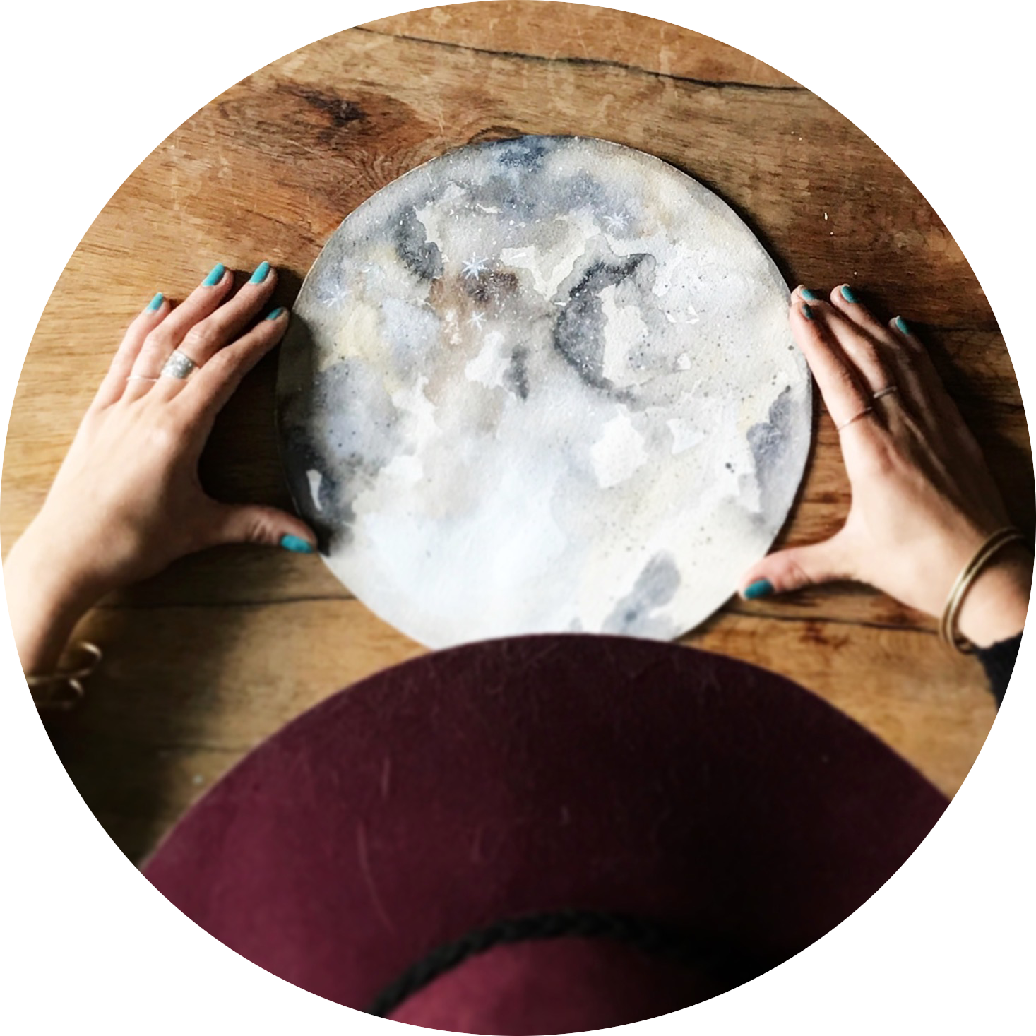 Poster Print Watercolor Interior Inredning Illustration - Circle (1467x1467), Png Download