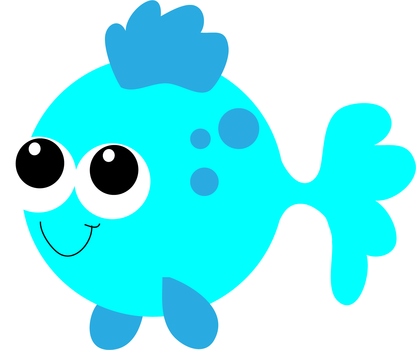 Fish Transparent Png Pictures - Cartoon Fish Transparent Background (1443x1216), Png Download