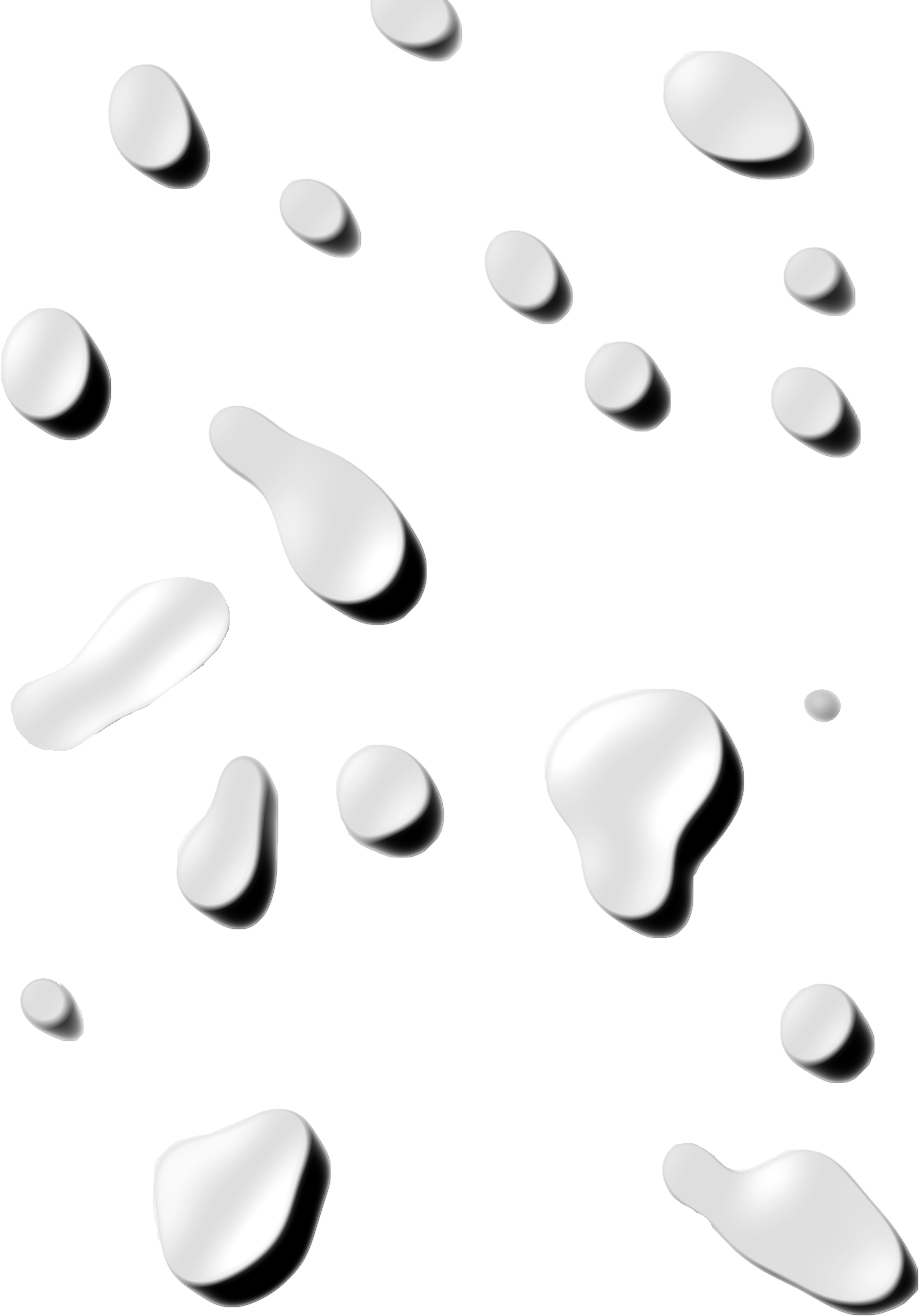 Drawn Water Droplets Transparent - Water (4338x6057), Png Download