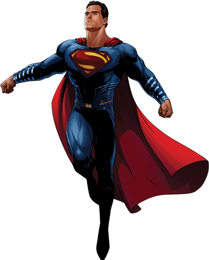 Superman - Superman Justice League Png (428x542), Png Download