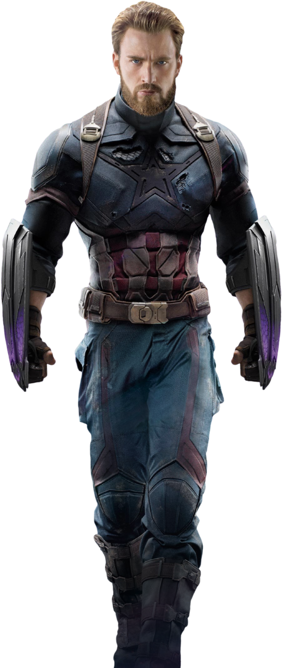 Captain America - Captain America Costume Infinity War (585x1364), Png Download