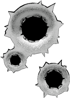 Best Free Bullet Holes Png Image - Gunshot Transparent (480x480), Png Download