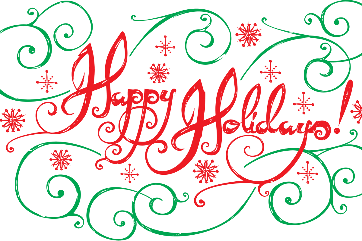 Happy Holidays - Poly Pouch With Custom Insert Quantity(500) (1200x800), Png Download